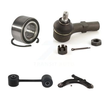 Front Right Bearing Lower Control Arm Outer Tie Rod & Link Kit For Volkswagen Jetta Golf K7T-103534