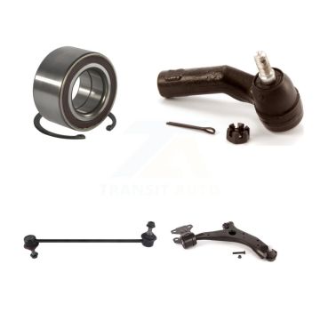 Front Right Bearing Lower Control Arm Outer Tie Rod Link Kit For 2010-2013 Mazda 3 Sport K7T-103538