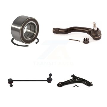 Front Right Wheel Bearing Lower Control Arm Outer Tie Rod Link Kit For 2011-2014 Mazda 2 K7T-103543