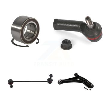 Front Right Bearing Lower Control Arm Ball Joint Outer Tie Rod & Link Kit For Ford Fiesta K7T-103549