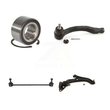 Front Right Bearing Lower Control Arm Outer Tie Rod Link Kit For 2010-2011 Honda Insight K7T-103551