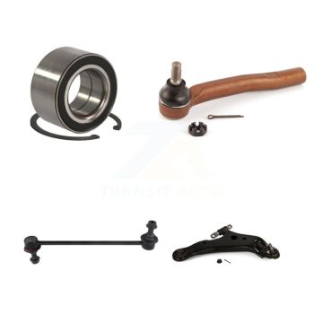 Front Right Bearing Lower Control Arm Outer Tie Rod & Link Kit For 2009-2016 Toyota Venza K7T-103554