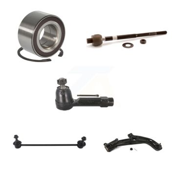 Front Right Bearing Lower Control Arm Tie Rod End Link Kit (5Pc) For 2007-2008 Honda Fit K7T-103555