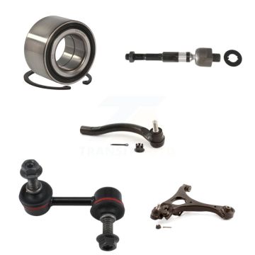 Front Right Bearing Lower Control Arm Tie Rod & Link Kit (5Pc) For 06-11 Honda Civic 1.8L K7T-103577
