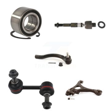 Front Right Bearing Lower Control Arm Tie Rod & Link Kit (5Pc) For 06-11 Honda Civic 1.3L K7T-103578