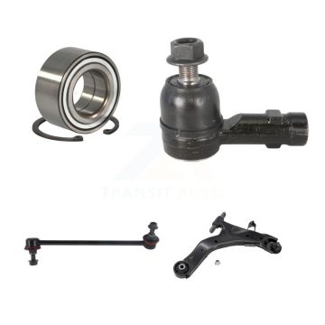 Front Right Bearing Lower Control Arm Outer Tie Rod End Link Kit For Kia Spectra Spectra5 K7T-103583