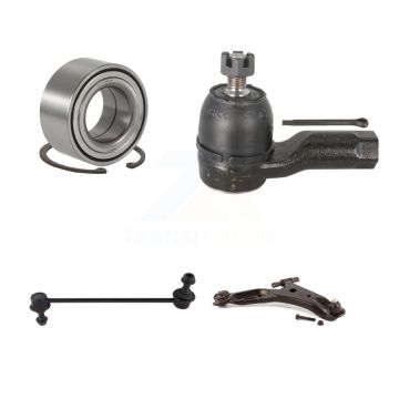Front Right Wheel Bearing Lower Arm Outer Tie Rod Link Kit For 2001-2006 Hyundai Santa Fe K7T-103584