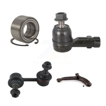 Front Right Bearing Lower Control Arm Outer Tie Rod Link Kit For 2000-2005 Hyundai Accent K7T-103590