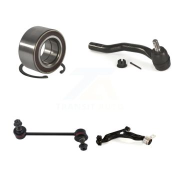 Front Right Bearing Lower Control Arm Outer Tie Rod & Link Kit For 2009-2013 Mazda 6 2.5L K7T-103597