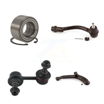 Front Right Bearing Lower Control Arm Outer Tie Rod Link Kit For Hyundai Accent Hatchback K7T-103608
