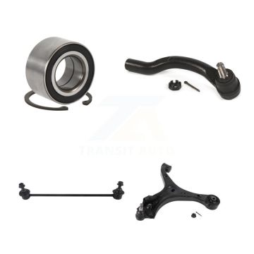 Front Right Bearing Lower Control Arm w/ Ball Joint Outer Tie Rod Link Kit For Acura ILX K7T-103609