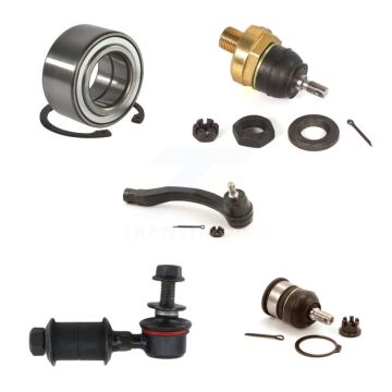 Front Left Bearing Upper Lower Ball Joint Outer Tie Rod Link Kit (5Pc) For Acura Integra K7T-103627