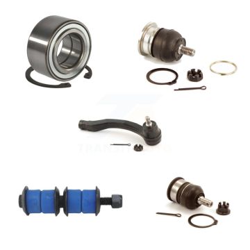 Front Left Bearing Upper Lower Ball Joint Outer Tie Rod Link Kit (5Pc) For Acura Integra K7T-103628
