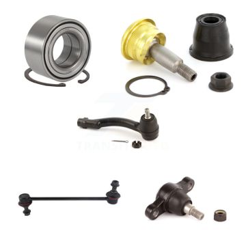 Front Left Bearing Upper Lower Ball Joint Outer Tie Rod End Link Kit (5Pc) For Kia Optima K7T-103641