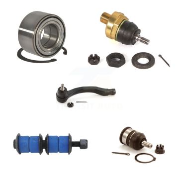 Front Right Bearing Upper Lower Ball Joint Outer Tie Rod & Link Kit (5Pc) For Honda Civic K7T-103649