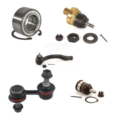 Front Right Bearing Upper Lower Ball Joint Outer Tie Rod & Link Kit (5Pc) For Honda Civic K7T-103652