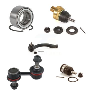 Front Right Bearing Upper Lower Ball Joint Outer Tie Rod & Link Kit (5Pc) For Honda CR-V K7T-103654