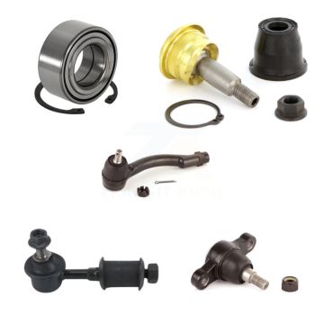 Front Right Bearing Upper Lower Ball Joint Outer Tie Rod & Link Kit (5Pc) For Hyundai Kia K7T-103656