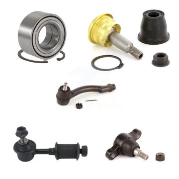 Front Right Bearing Upper Lower Ball Joint Outer Tie Rod & Link Kit (5Pc) For Hyundai Kia K7T-103657