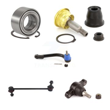 Front Right Bearing Upper Lower Ball Joint Outer Tie Rod & Link Kit (5Pc) For Kia Optima K7T-103661