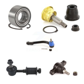 Front Right Bearing Upper Lower Ball Joint Outer Tie Rod & Link Kit (5Pc) For Kia Optima K7T-103662
