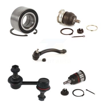 Front Right Bearing Upper Lower Ball Joint Outer Tie Rod End Link Kit (5Pc) For Acura TL K7T-103671