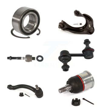Front Left Bearing Upper Arm Lower Ball Joint Tie Rod & Link Kit (6Pc) For 09-14 Acura TL K7T-103679