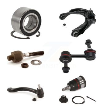 Front Left Bearing Upper Control Arm Lower Ball Joint Tie Rod Link Kit (6Pc) For Acura TL K7T-103682