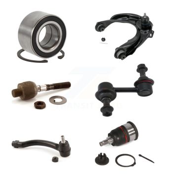 Front Left Bearing Upper Control Arm Lower Ball Joint Tie Rod Link Kit (6Pc) For Acura TL K7T-103683