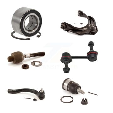 Front Left Bearing Upper Control Arm Lower Ball Joint Tie Rod & Link Kit (6Pc) For Honda K7T-103685