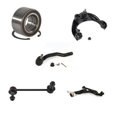Front Left Bearing Upper Lower Control Arm Outer Tie Rod Link Kit (5Pc) For Mazda 6 2.5L K7T-103696