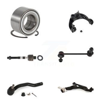Front Left Bearing Lower Upper Control Arm Tie Rod Link Kit (6Pc) For 09-13 Mazda 6 3.7L K7T-103697