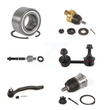 Front Left Bearing Upper Lower Ball Joint Tie Rod & Link Kit (6Pc) For Honda Accord Acura K7T-103701