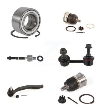 Front Left Bearing Upper Lower Ball Joint Tie Rod & Link Kit (6Pc) For Honda Accord Acura K7T-103702