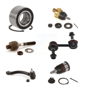 Front Left Bearing Upper Lower Ball Joint Tie Rod & Link Kit (6Pc) For 2004-2006 Acura TL K7T-103703