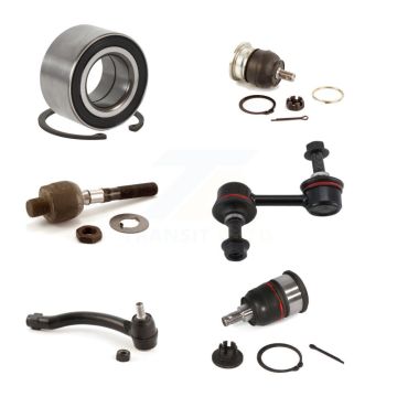 Front Left Bearing Upper Lower Ball Joint Tie Rod & Link Kit (6Pc) For 2004-2006 Acura TL K7T-103704