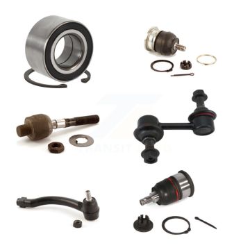 Front Left Bearing Upper Lower Ball Joint Tie Rod & Link Kit (6Pc) For 2007-2008 Acura TL K7T-103706