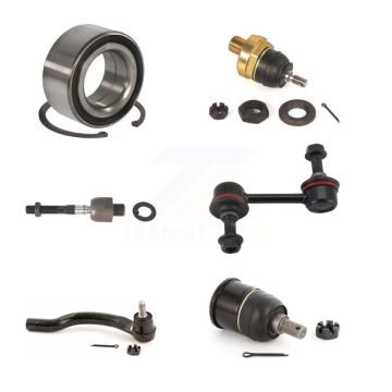Front Left Bearing Upper Lower Ball Joint Tie Rod & Link Kit (6Pc) For 08-12 Honda Accord K7T-103707