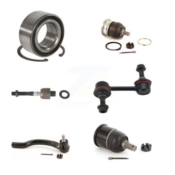 Front Left Bearing Upper Lower Ball Joint Tie Rod & Link Kit (6Pc) For 08-12 Honda Accord K7T-103708