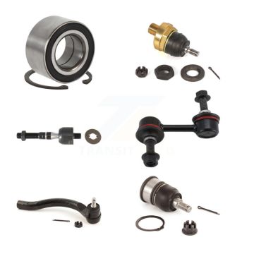 Front Left Wheel Bearing Upper Lower Ball Joint Tie Rod & Link Kit (6Pc) For Honda Accord K7T-103712