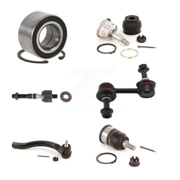 Front Left Wheel Bearing Upper Lower Ball Joint Tie Rod & Link Kit (6Pc) For Honda Accord K7T-103714