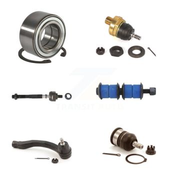 Front Left Bearing Upper Lower Ball Joint Tie Rod & Link Kit (6Pc) For Honda Civic Acura K7T-103720