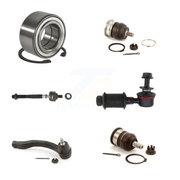 Front Left Bearing Upper Lower Ball Joint Tie Rod Link Kit (6Pc) For Acura Integra Honda K7T-103723