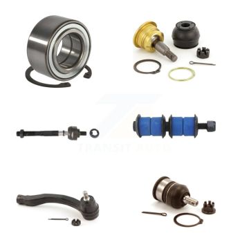 Front Left Bearing Upper Lower Ball Joint Tie Rod Sway Bar Link Kit (6Pc) For Honda Civic K7T-103724