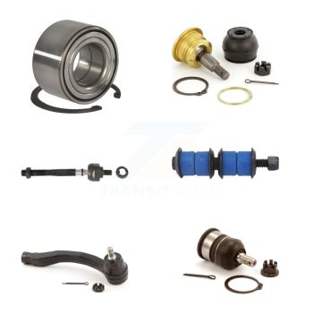 Front Left Bearing Upper Lower Ball Joint Tie Rod Sway Bar Link Kit (6Pc) For Honda Civic K7T-103726