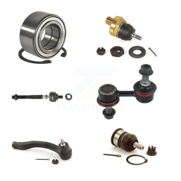 Front Left Bearing Upper Lower Ball Joint Tie Rod Link Kit (6Pc) For 99-00 Honda Civic Si K7T-103727
