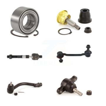 Front Left Bearing Upper Lower Ball Joint Tie Rod Link Kit (6Pc) For 06-10 Hyundai Sonata K7T-103729