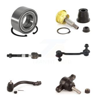 Front Left Bearing Upper Lower Ball Joint Tie Rod Link Kit (6Pc) For 07-11 Hyundai Azera K7T-103730