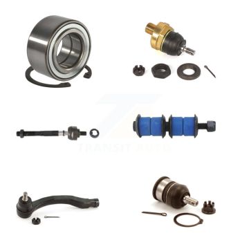 Front Right Bearing Upper Lower Ball Joint Tie Rod & Link Kit (6Pc) For Honda Civic Acura K7T-103737