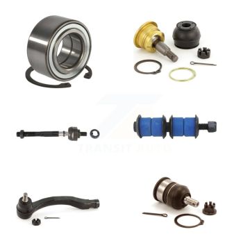Front Right Wheel Bearing Upper Lower Ball Joint Tie Rod & Link Kit (6Pc) For Honda Civic K7T-103742